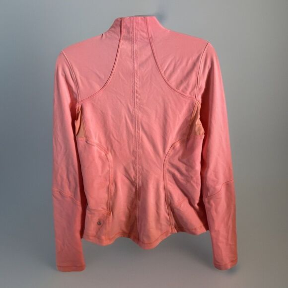 LULULEMON Forme Jacket Pop Orange Size 8 - Picture 7 of 9